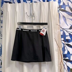 NWT Girls Reebok Black Moisture Management Golf Tennis Skort Size XL